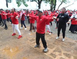 Kompak Senam Pagi, Awali Family Gathering Pemkot Makassar